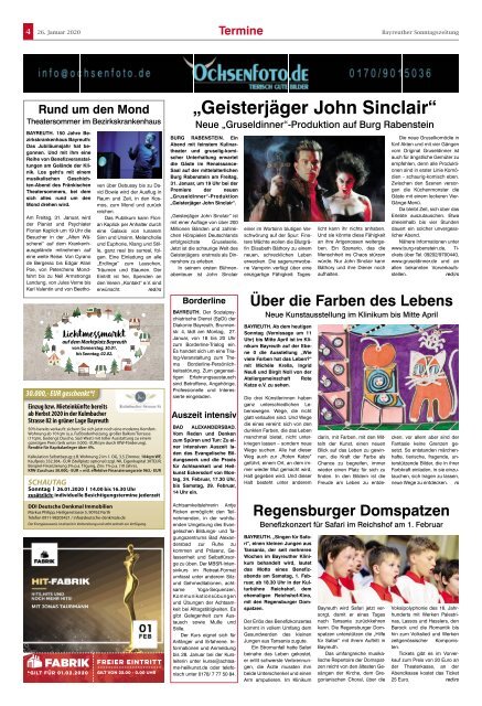 2020-01-26 Bayreuther Sonntagszeitung