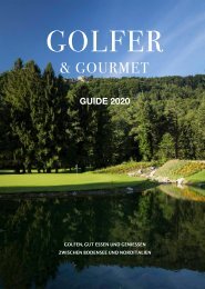 GOLFER & GOURMET 2020