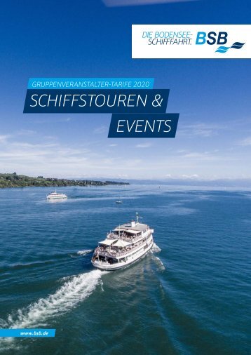 Bodensee-Schiffsbetriebe 2020