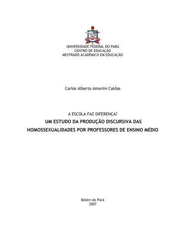 UM ESTUDO DA PRODUÃ‡ÃƒO DISCURSIVA DAS - Cepac