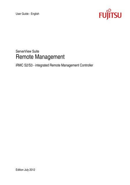 iRMC S2/S3 - integrated Remote Management Controller