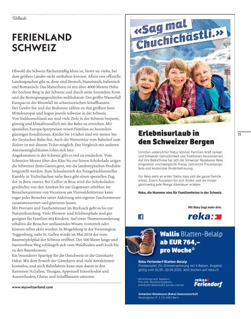 obacht Familienmagazin Februar/März 2020