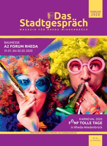 Das Stadtgespräch Rheda-Wiedenbrück Ausgabe Februar 2020