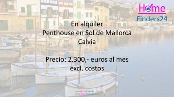 Ático con vistas al mar y piscina en Sol de Mallorca en alquiler (ATC0001)