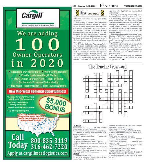 The Trucker Newspaper - February 1-14, 2020