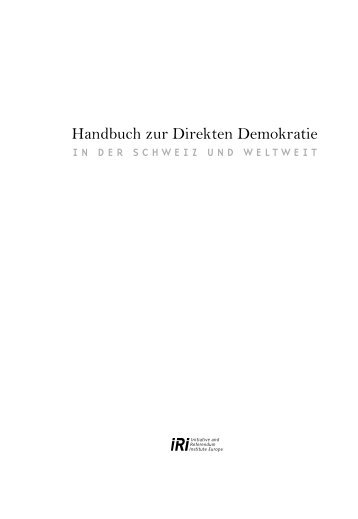 Handbuch zur Direkten Demokratie – in der Schweiz und weltweit