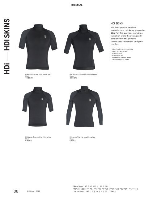 C-Skins wetsuits Summer 2020 brochure