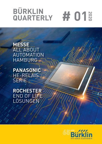 Bürklin Elektronik Quarterly # 01 Deutsch