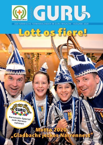 GURU Magazin Februar Karneval-Special "Lott os fiere"