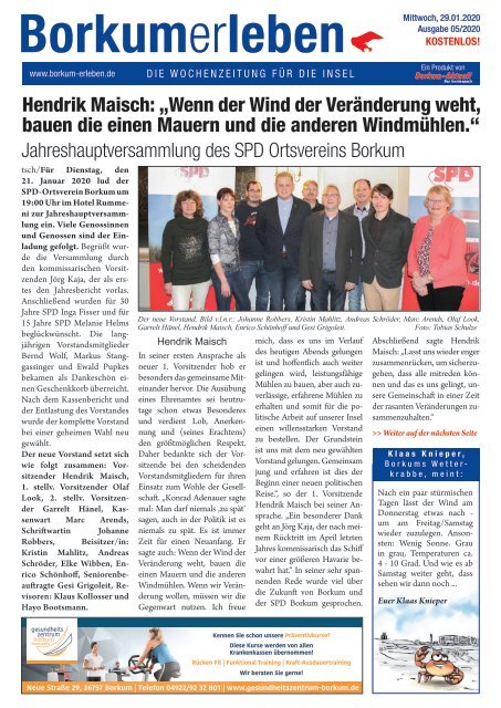 29.01.2020 / Borkumerleben - Die Wochenzeitung