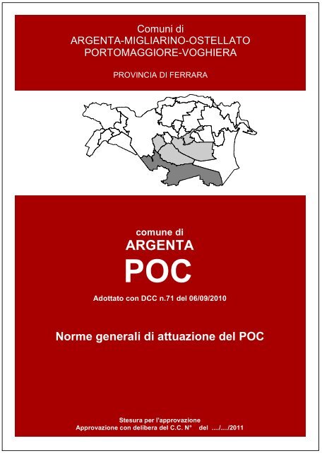Norme generali di attuazione del POC - Comune di Argenta
