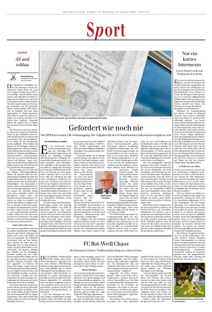 Berliner Zeitung 28.01.2020