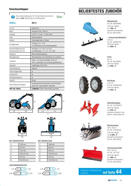 Bertolini Produktkatalog