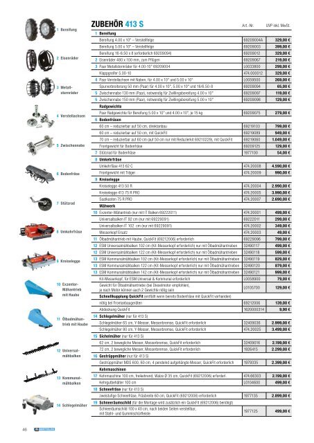 Bertolini Produktkatalog