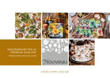 NOUVEAU paper napkins - Autumn Xmas 2020