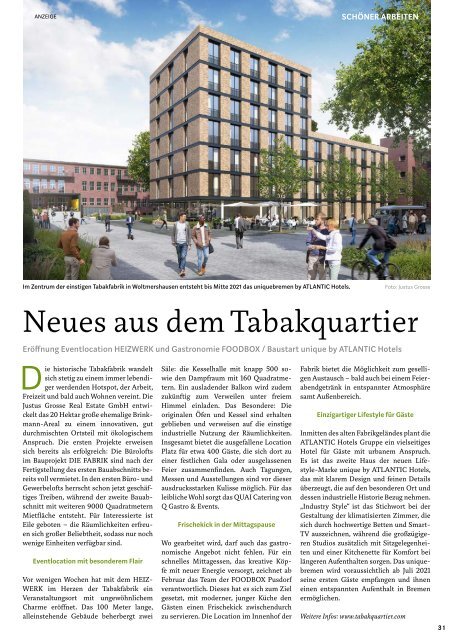 STADTMAGAZIN Bremen Februar 2020