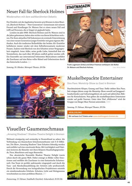 STADTMAGAZIN Bremen Februar 2020