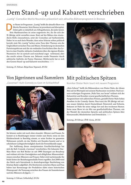 STADTMAGAZIN Bremen Februar 2020