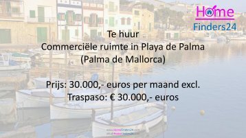 Eerste lijn tussen Can Pastilla en El Arenal in Playa de Palma te huur deze voormalige kapper (LOC0015)