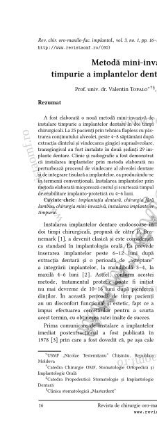 Fractura procesului coronoid al mandibulei—prezentare de caz și ...