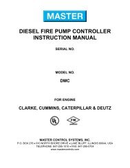 Model DR - Master Control Systems, Inc