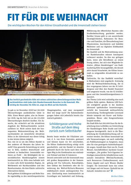 Die Wirtschaft Köln Ausgabe 08 / 2019