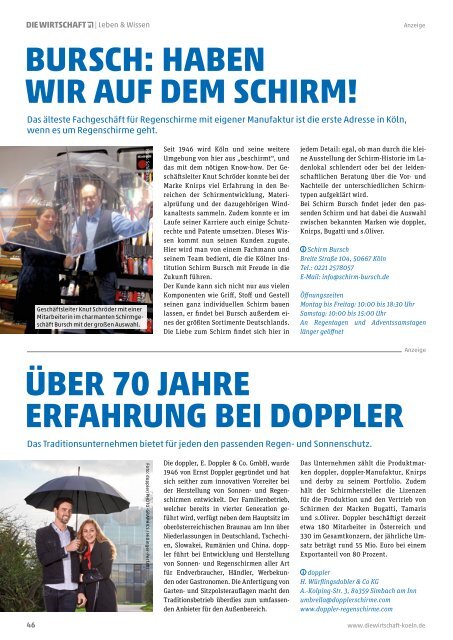 Die Wirtschaft Köln Ausgabe 08 / 2019