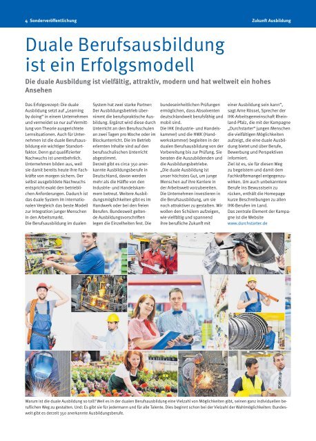 Zukunft Ausbildung - Januar 2020