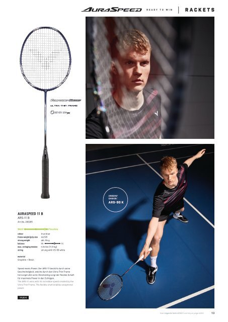 VICTOR Badminton Katalog 2020/21