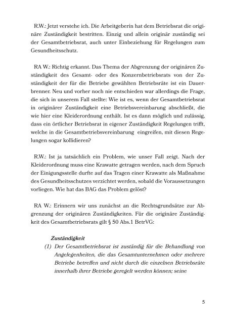 Leseprobe: Dies & Das aus der Rechtsprechung des Bundesarbeitsgerichts 2017/2018