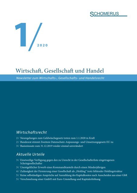 Wirtschaft, Gesellschaft und Handel 1/20