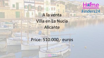 Villa de lujo con piscina y magníficas vistas a la montaña en venta en La Nucia en Alicante (LUX0036)