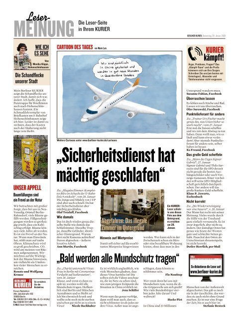 Berliner Kurier 30.01.2020