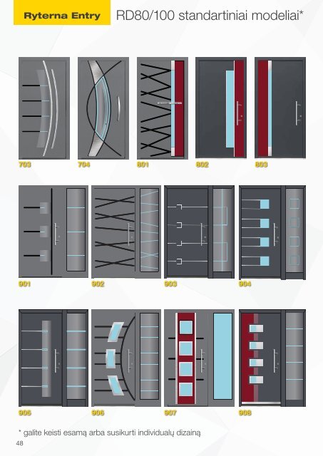 Ryterna entry doors RD80-100LT