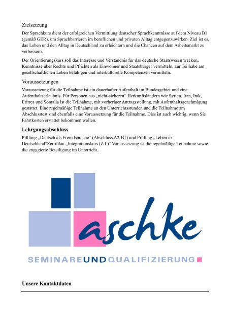 Aschke Seminare neu