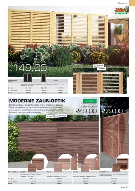 Eurobaustoff - Garten 2020 - Holz im Garten - neutral - sortiment - scobalit - meffert