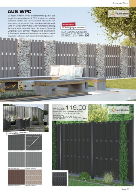 Eurobaustoff - Garten 2020 - Holz im Garten - neutral - sortiment - scobalit - meffert