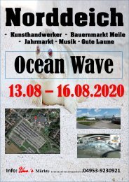Norddeich - Ocean Wave - Datum August 2020