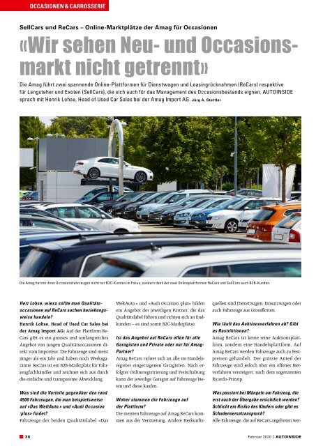 AUTOINSIDE Ausgabe 2 – Februar 2020