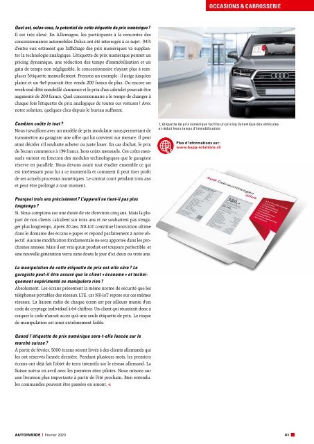 AUTOINSIDE Édition 022 - Février 2020