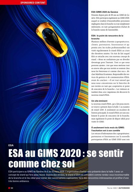 AUTOINSIDE Édition 022 - Février 2020