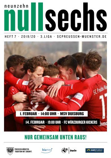 nullsechs Stadionmagazin - Heft 7 2019/20