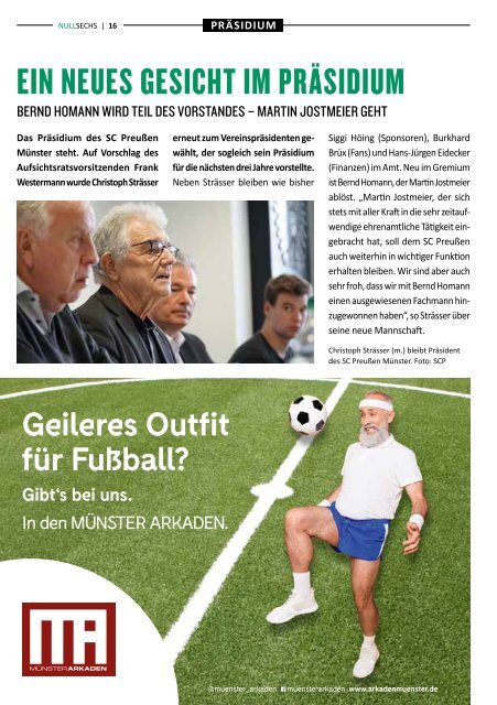 nullsechs Stadionmagazin - Heft 7 2019/20