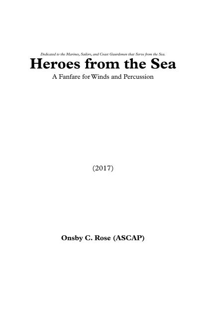 Heroes from the Sea