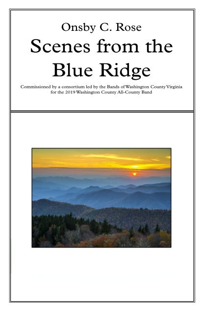 Scenes from the Blue Ridge 
