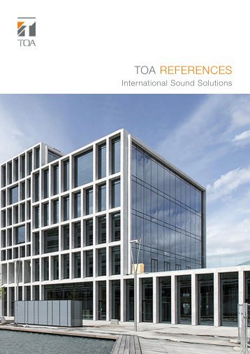 TOA REFERENCES  - International Sound Solutions