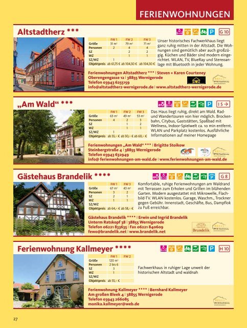 Gastgeberverzeichnis Wernigerode Schierke 2020