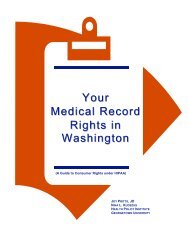 Your Medical Record Rights In Washington - Georgetown University ...