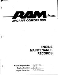 engine maintenance records - Controller