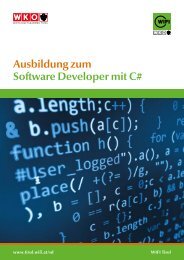 Ausbildung zum Software Developer mit C#